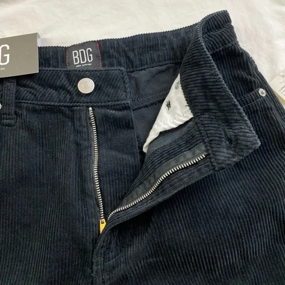 Urban Outfitters Black Corduroy Mom High-rise Pants - Picture 8 of 14